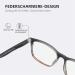 ZENOTTIC Anti-Blue Light Reading Glasses for Men - Rectangular Design UV 400 Protection Black - Includes Glasses Case for PC TV & Gaming - Buy Online on GoSupps.com