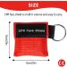 LinkHealth CPR Mask Keychain Ring - Pack of 5 Emergency Face Shields with One-way Valve for First Aid or AED Training - Buy Online on GoSupps.com