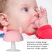 Silicone Mushroom Teething Toy for Infants 4+ Months - Pink - Buy Online on GoSupps.com