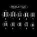 KINBOM 500pcs Clear Nail Tips Short Acrylic Fake Nails with Case Square Half Cover French Fake False Nails for Nail DIY Decoration at Home and Salon - Buy Online on GoSupps.com