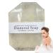 Savon pour les mains en forme de pierre pr cieuse savon artisanal en forme de pierre pr cieuse - Savon naturel la feuille d'or Hydratant nettoyant savon parfum cadeau de savon pour femmes Jasmin dor