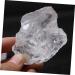 Toyandona 2ST Quartz Mineral Specimens - Geological Rehearsal Sample Ores for Teachers - Natural White Crystal Decor - 3x3cm Transparent Ore Decorations (2 PCS) - Buy Online on GoSupps.com