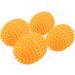 Yctze Set of 4 Orange Reusable Dryer Balls - Antistatic Unscented XL Plastic for Home Laundry & Lint Removal - Buy Online on GoSupps.com
