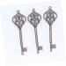 ABOOFAN 60 Pcs Accessories for Teen Girls Bracelet Finding Pendant Key Shape Pendant Material Student Alloy - Buy Online on GoSupps.com