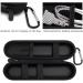 Nincha EVA Electric Toothbrush Case - Durable Hard Shell Travel Case with Mesh Pocket - Fits Most Powered Toothbrush - Black - Buy Online on GoSupps.com
