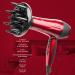 Paul Anthony Ultra Pro 2200W Hair Dryer - Hot Red | 3 Heat Settings, 2 Speed Settings, Cool Shot | Concentrator Nozzle, Diffuser | Safety Cut-Off | H1520RD - Buy Online on GoSupps.com