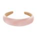 axy headband with fabric padded metallic color - ladies headband in metallic look headband hair accessory HRK2B (light pink)