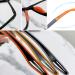 TR90 Flexible Blue Light Blocking Reading Glasses Progressive Multifocus Computer Readers Anti Glare Glasses(Couleur:Orange Grandeur:2.5X) - Buy Online on GoSupps.com