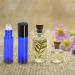 28 Pack Cobalt Blue Glass Roll On Bottles for Essential Oils | 10ml with Stainless Steel Balls | Includes Funnels Syringes & Stickers - Ideal for Fragrance & DIY Blends - Buy Online on GoSupps.com