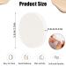 50 White Round Makeup Sponges | Dual Use Facial Powder Puffs for All Skin Types - Buy Online on GoSupps.com