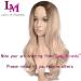 Lady Miranda Ombre Wig Brown to Ash Blonde High Density Heat Resistant Synthetic Hair Weave Full Wigs for Women(T/Ash Blonde) 0-T/Ash Blonde - Buy Online on GoSupps.com