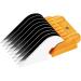 Heiniger 9 Piece Metal Snap-On Comb Set - Professional Pet Grooming Comb Attachments | For A5-Type Snap-On Blades | Various Lengths for Precision Cutting - Buy Online on GoSupps.com