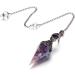 JOVIVI Amethyst Dowsing Pendulum - Hexagonal Gemstone for Crystal Healing & Divination - Buy Online on GoSupps.com