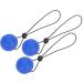 Squeeze Ball Set - 3pcs Safe Stress Relief Grip Balls with Bungee Cord | Silicone Hand Gripping Exercise Balls for Adults - Blue 30 - Buy Online on GoSupps.com