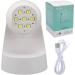 SUPYINI 18W Nail Gel Curing Lamp Angle Adjust USB Rechargeable Nail Polish Drying Lamp for Home Use White - Buy Online on GoSupps.com