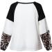 Women's Waffle Knit Leopard Print Patchwork Tunic Top - Black XX-Large - Buy Online on GoSupps.com