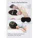 Emacombo Heated Eye Mask - Reusable Silk Steaming Mask with Temperature Control for Puffy, Dry, Tired Eyes - USB Powered - Buy Online on GoSupps.com