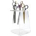 Scissors Holder for Groomer - Acrylic Salon Shears Rack | Groomer Scissor Stand Hairdresser Organizer- Clear 6 Holes Stylist Tool Rack for Barber Shop Home - Buy Online on GoSupps.com