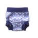 BabyPreg baby child swimming letters cover diaper with high waist abdominal protection bathing shorts (marine stripes 0-2 years) marine stripes 0-24 months (1 Pack)