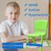 Clisted 12 Pcs Exercise Stretching Resistance Band for Kids with Fidgety Feet for Chairs ADHD Tools Flexible Seating for Classroom Elementary (Black) - Buy Online on GoSupps.com