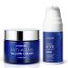 DIPSEVEN Men's Eye & Face Care Bundle Anti-Aging Eye Cream + Wrinkle Defense Beef Tallow Reduce Puffiness Dark Circles Wrinkles Dry Skin Peptides Hyaluronic Acid Niacinamide Caffeine