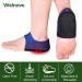 Welnove 2PCS Heel Protectors - Heel Sleeves Cushion for Plantar Fasciitis, Heel Spur, Tendinitis, Cracked Heels - Buy Online on GoSupps.com