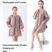 Unisex Professional Salon Smock Jacket | Hairdressing Cape & Cosmetology Uniform - XL Gold-Red - Buy Online on GoSupps.com