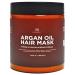 Radha Beauty Argan Oil Hair Mask 8 oz. - Intense Hydrating Repair Formula with 100% Organic Argan Oil  Coconut Oil  and Aloe Vera