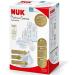 Nuk First Choice+ Baby Bottles Starter Set | Glass & Silicone | 0-6 Months | 4 Bottles with Temperature Control | Anti-Colic System | BPA-Free | Complete 5-Part Set - Buy Online on GoSupps.com