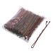 WSLCN 200 pieces 5cm hair clips wave clip basic hairpins hair pins metal hair clips for children girls women brown 200-part set brown