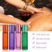 Cunz 8Pcs Essential Oil Roller Bottles - 10ml Glass Roll-On Containers for Aromatherapy & Fragrance - Perfect for Travel & Storage - Buy Online on GoSupps.com