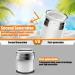 Xptieeck 1.7 oz Airless Moisturiser Container Cosmetic Container with Pump Empty Airless Travel Lotion Container - Buy Online on GoSupps.com