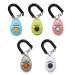 Toozey Dog Clicker 5 Pack Clicker with Wrist Strap Clicker with Large Button 5 Colors Bonus E-Book (White+Gray+Pink+Blue+Green)