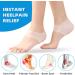 Gel Heel Cups (3 Pairs) - FSA/HSA Eligible Moisturizing Relief for Heel Pain & Dry Cracked Heels Achilles Tendinitis - Medical Grade Silicone Inserts - Buy Online on GoSupps.com