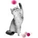 Lucybalu X Hello Kitty Cat Toy Filz Balls | Natural Cat Play Balls from Nepal | Set of 6 Pink | Fun Eco-Friendly Toys for Cats - Buy Online on GoSupps.com