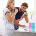 Eqlef Toothbrush Storage Box - 2 Toothbrush & Toothpaste Holder with 2 Head Covers for Travel & Camping - Stylish & Durable Plastic Case - Buy Online on GoSupps.com