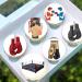 24 x Pre-Cut Boxing 3 Edible Stand up Wafer Paper Cupcake Toppers Cake Decorations Birthday Party Sport Martial Art - Buy Online on GoSupps.com