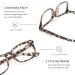 Cyxus Blue Light Filter Glasses - Stylish Anti-Blue Light Eyewear for Screens - 15 Black & Leopard - No Prescription Needed - International Shipping Available - Buy Online on GoSupps.com
