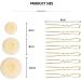 6 Pcs Hair Donut Hair Bun Maker Hair Doughnut for Buns with 20 Pcs U-Shaped Hair Pins for Girls Kids 6 white - Buy Online on GoSupps.com