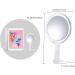 Buy B Beauty Planet Double-Sided Round Vanity Mirror - 1x/30x Magnification Handheld & Stand - Perfect for Women's Daily Makeup - Transparent 6in - Buy Online on GoSupps.com