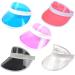 Fayemint 5 pieces of sun visors sun hat sun hat Unisex breathable beach sun hat summer hat for golf baseball tennis men women