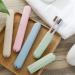 XPEX Portable Toothbrush Set - 4 Pieces with Case Protective Covers & Travel Container for International Shipping - Buy Online on GoSupps.com