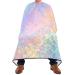 Waterproof Barber Cape - Rainbow Leopard Print Cheetah Haircut Bib for Men Unisex Hair Cutting Cape(8rp1a)