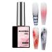 Nail Glue Gel - 15ml Gradient Color Precision Mix Salon Quality Gel Polish For Beginners and Enthusiasts Girls Family and Friends at Home Indoors