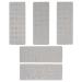 Lurrose nail stamp plates 5 pieces flower leaf spring nail stencil vacation festival diy manicure art tools for women girls (5 pieces templates)