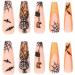 FEIlei Halloween Press on Nails Coffin False Nails with Designs for Nail Salon Home - Buy Online on GoSupps.com