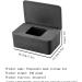 Wipes Dispenser & Holder with Sealing Design - Black | Keep Wipes Fresh | Refillable Container - Perfect for Bathroom | Baby Wipe Case with Lids - Buy Online on GoSupps.com