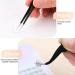 Sularpek 2 Pcs Fine Point Lash Tweezers for Eyelash Extensions and Nail Art | Black Eyebrow and Facial Hair Removal Tools - Buy Online on GoSupps.com