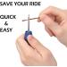RRK Tubeless Bike Tire Repair Kit with Sealant Injector Syringe and Valve Removal Tool Set - Buy Online on GoSupps.com