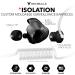 Decibullz Custom Molded Security Radio Surveillance Earpiece Set - Thermo-Fit Design for Clear Acoustic Tube Radios - Buy Online on GoSupps.com